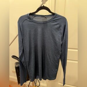 lululemon athletica Metal Vent Tech Long Sleeve Shirt - Navy Sz M